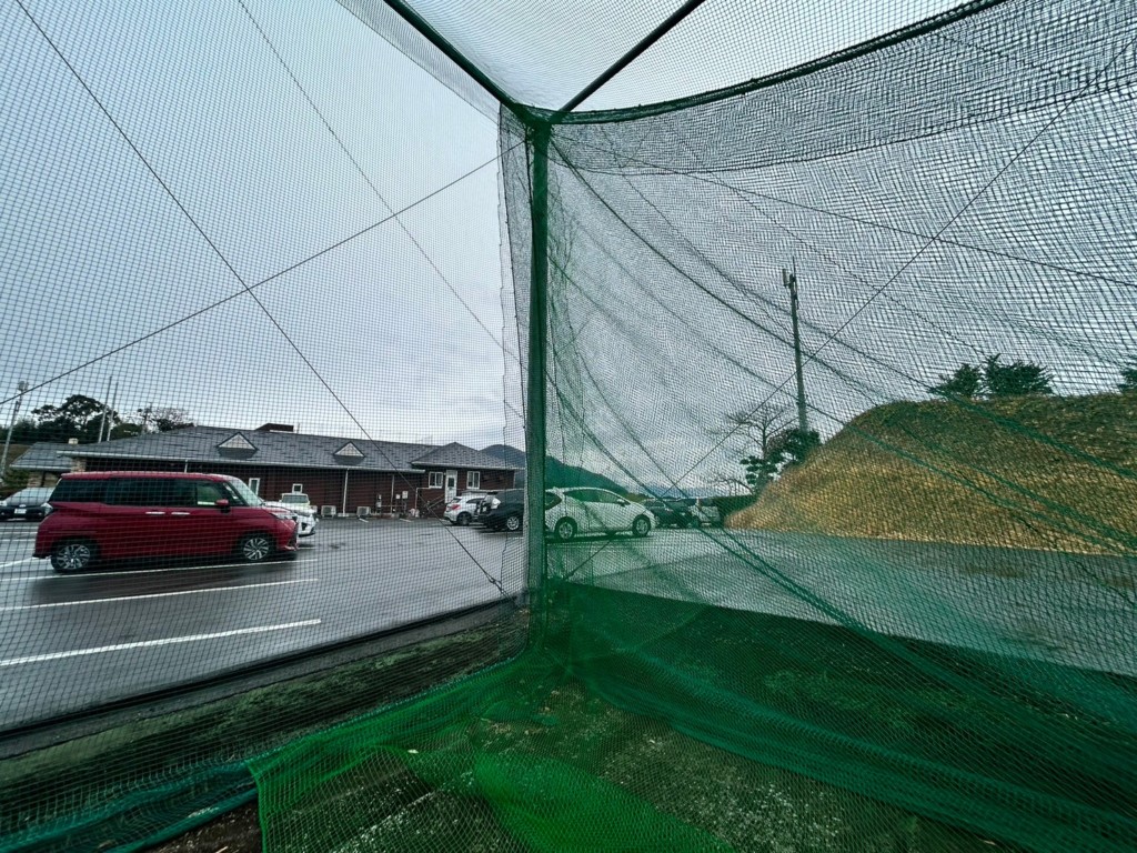 正面ネット増設工事