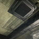 インドアゴルフネット設置工事