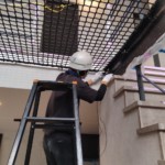 アスレチックネット設置工事