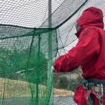 正面ネット増設工事