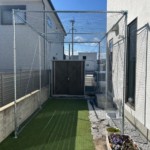 防球ネット設置工事