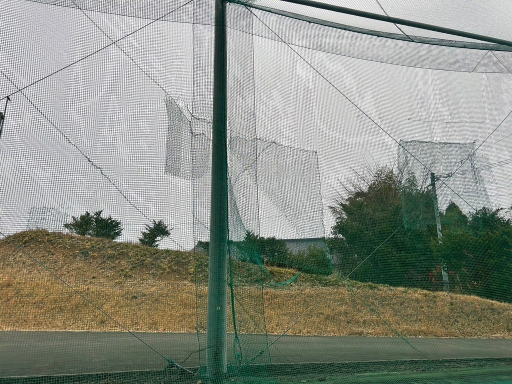 正面ネット増設工事