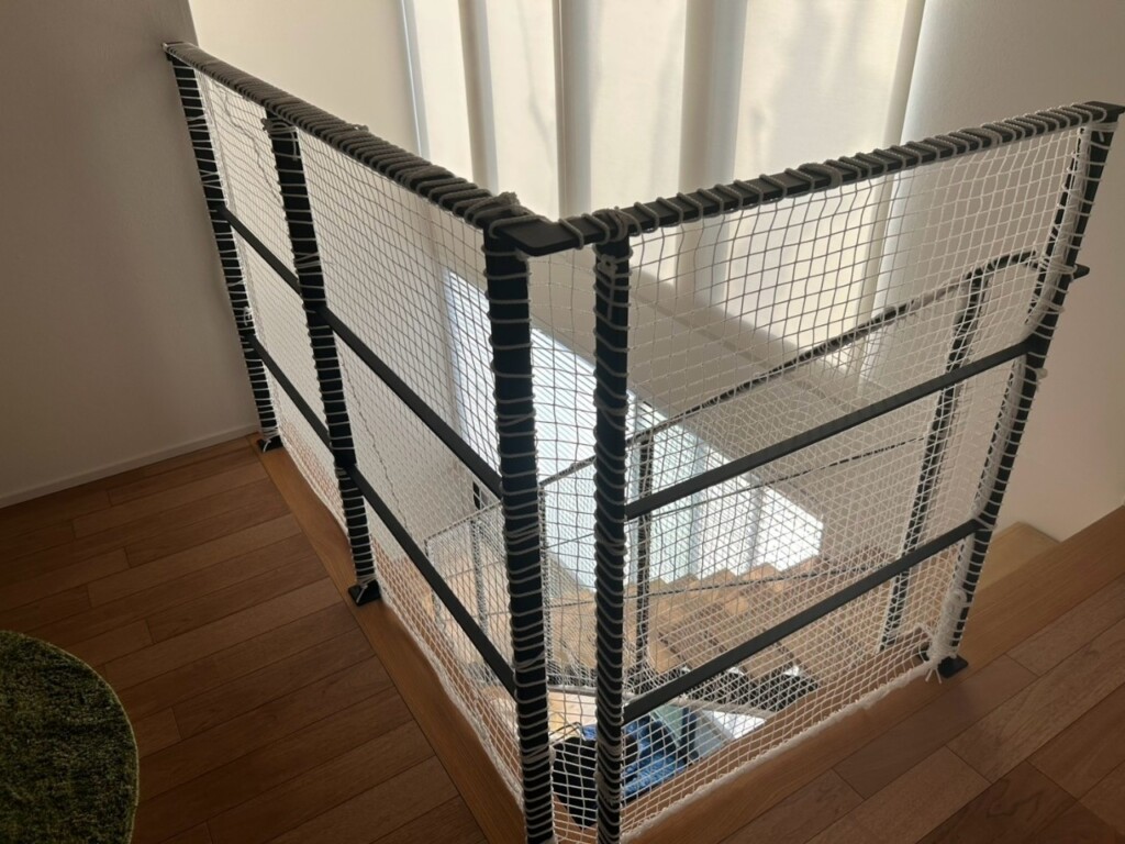 落下防止ネット設置工事