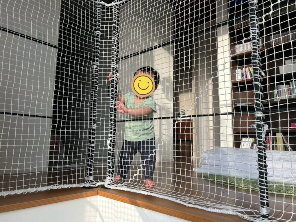 落下防止ネット設置工事