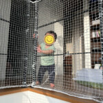 落下防止ネット設置工事