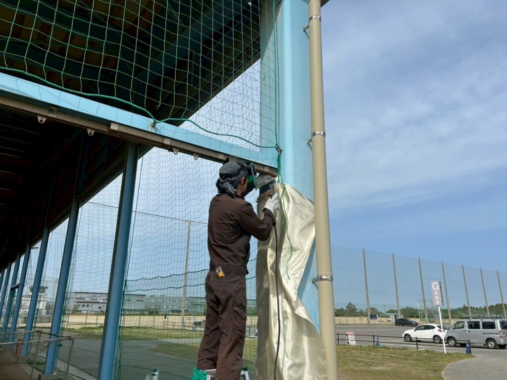 カーテンネット張替工事
