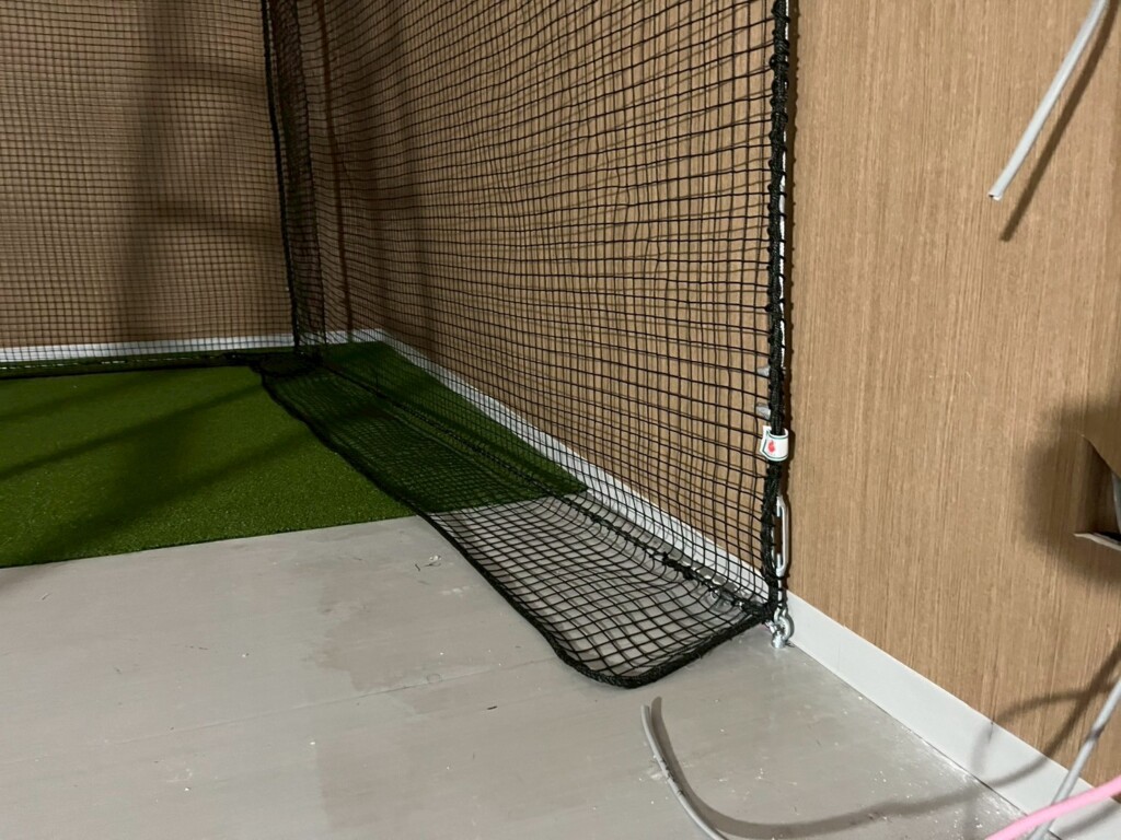 インドアゴルフ区画設置工事