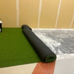 インドアゴルフ区画設置工事