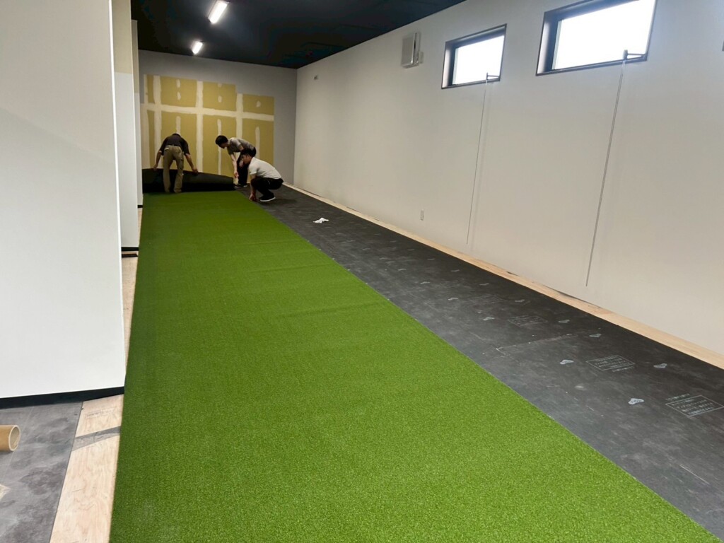 インドアゴルフネット他設置工事