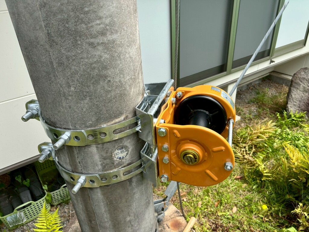 防球ネット復旧工事