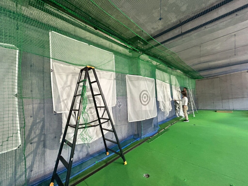 通過ネット張替工事