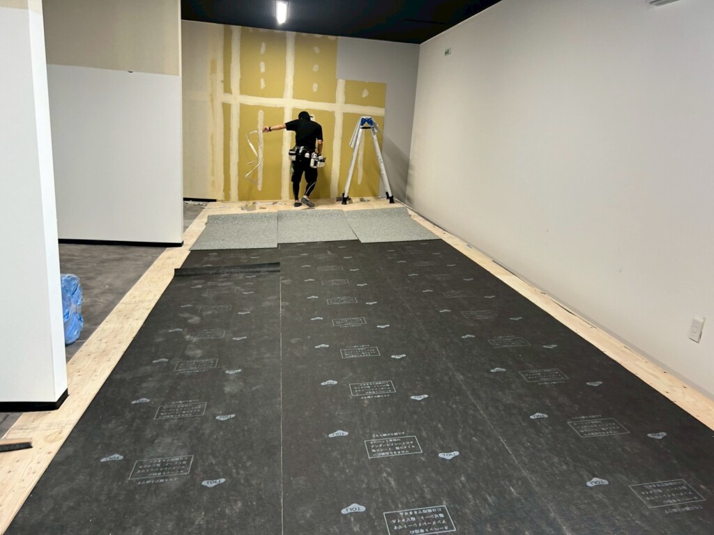 インドアゴルフネット他設置工事