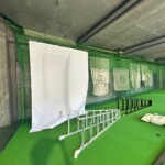 通過ネット張替工事