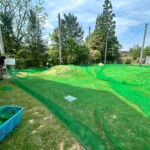 防球ネット復旧工事