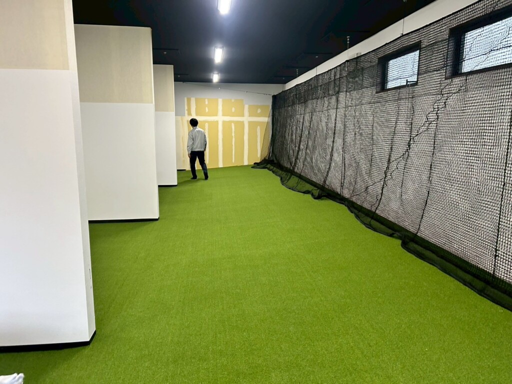 インドアゴルフネット他設置工事