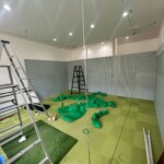 インドアゴルフネット張替工事