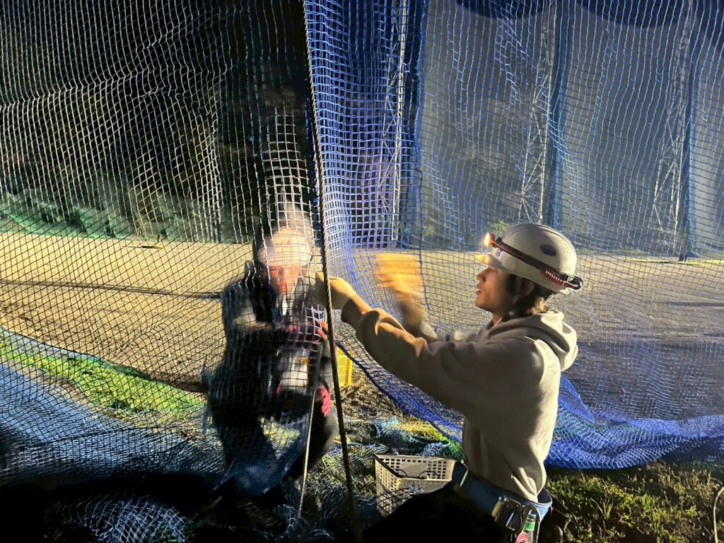 天井ネット補修他工事
