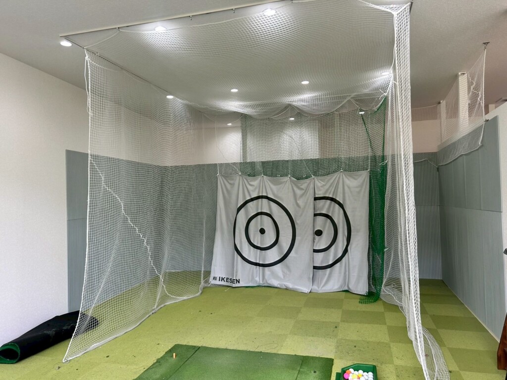 インドアゴルフネット張替工事