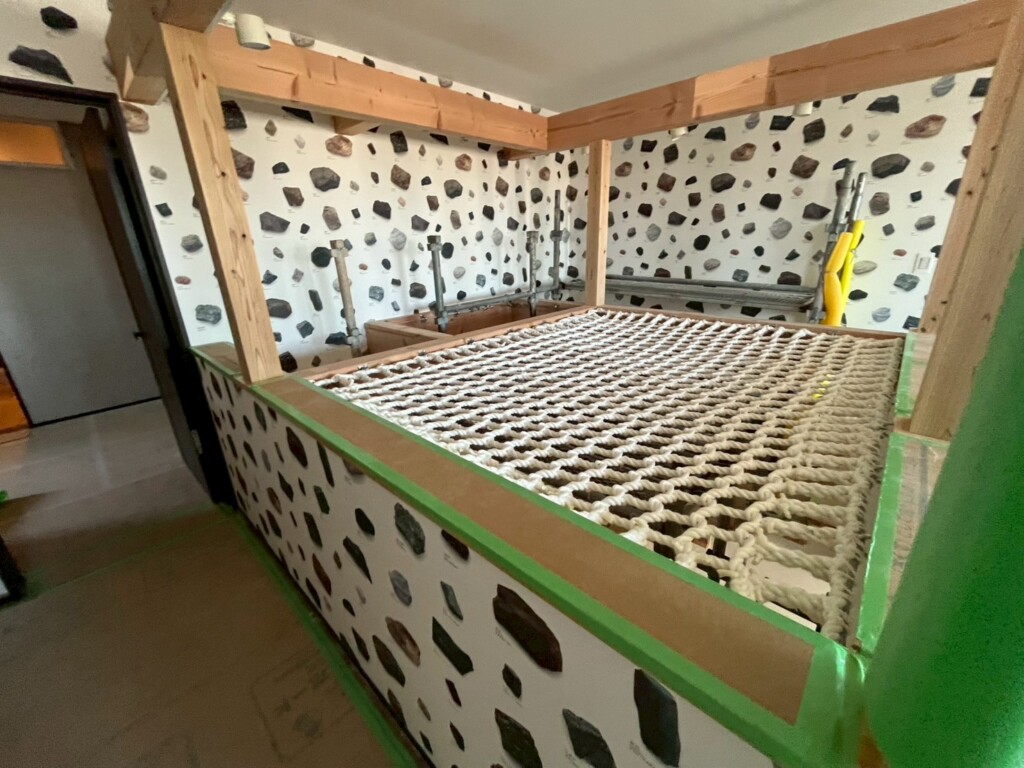 アスレチックネット設置工事