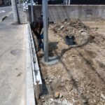 防球ネット設置工事