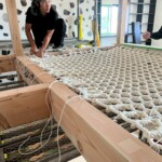 アスレチックネット設置工事