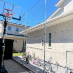 防球ネット設置工事