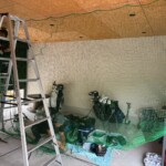 インドアゴルフネット設置工事