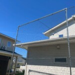防球ネット設置工事