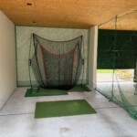 インドアゴルフネット設置工事