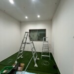 インドアゴルフネット設置工事