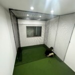 インドアゴルフネット設置工事