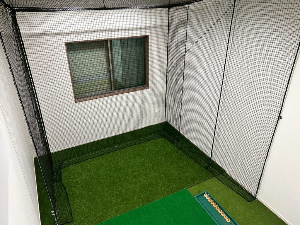 インドアゴルフネット設置工事