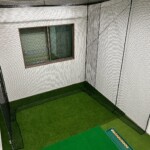 インドアゴルフネット設置工事