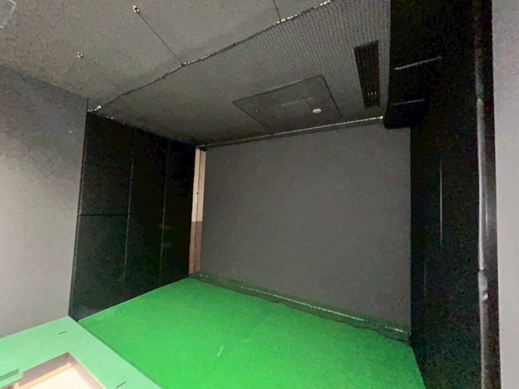 インドアゴルフネット設置工事