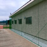 防球ネット設置工事