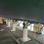 剝落防止ネット設置工事