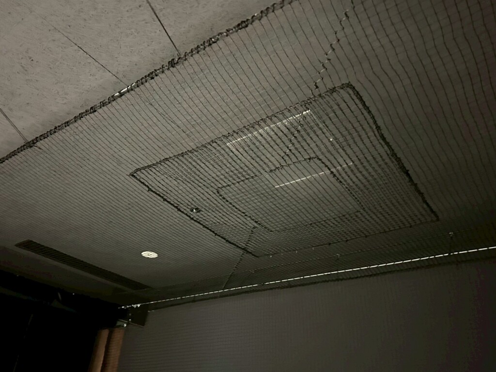 インドアゴルフネット設置工事