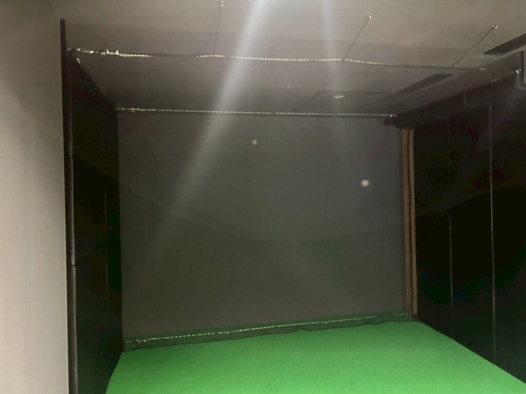 インドアゴルフネット設置工事