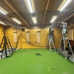 インドアゴルフネット設置工事