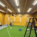 インドアゴルフネット設置工事