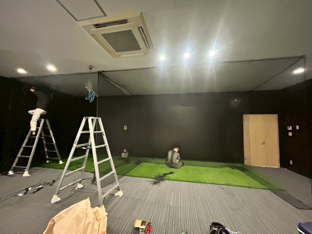 ゴルフネット設置工事