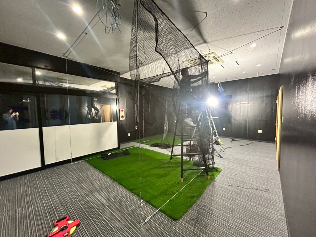 ゴルフネット設置工事