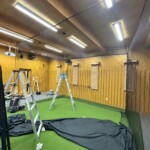 インドアゴルフネット設置工事