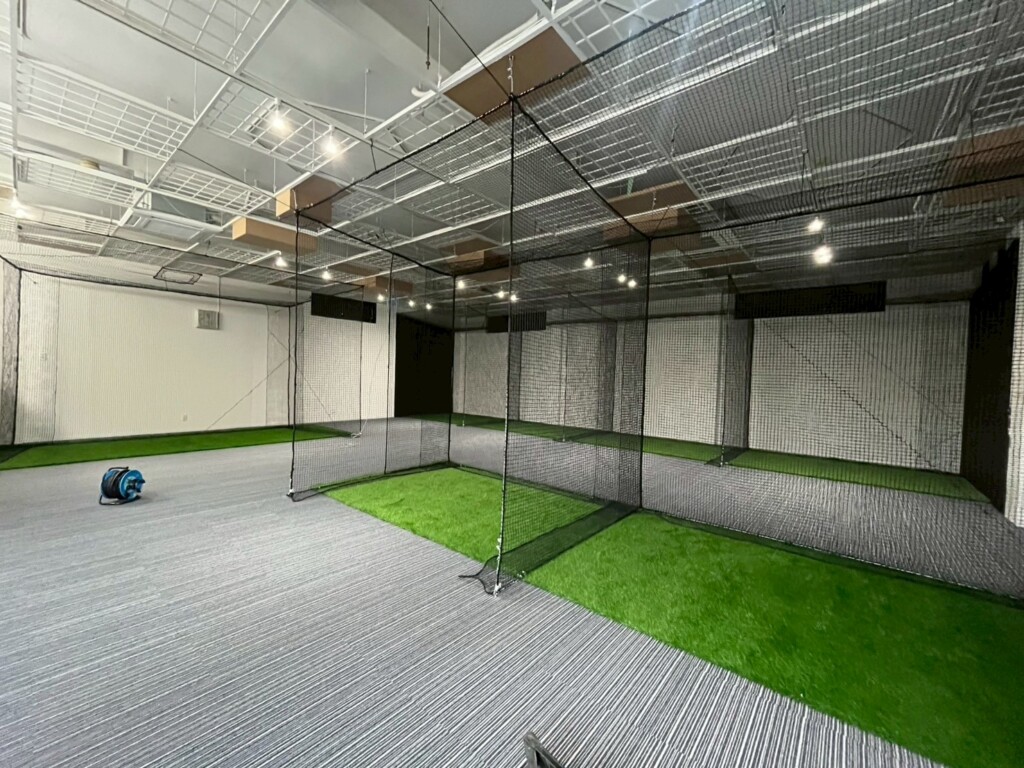 インドアゴルフネット設置工事