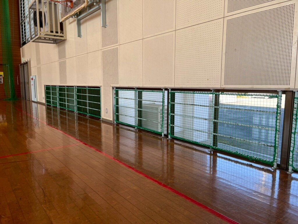 防球ネット設置工事