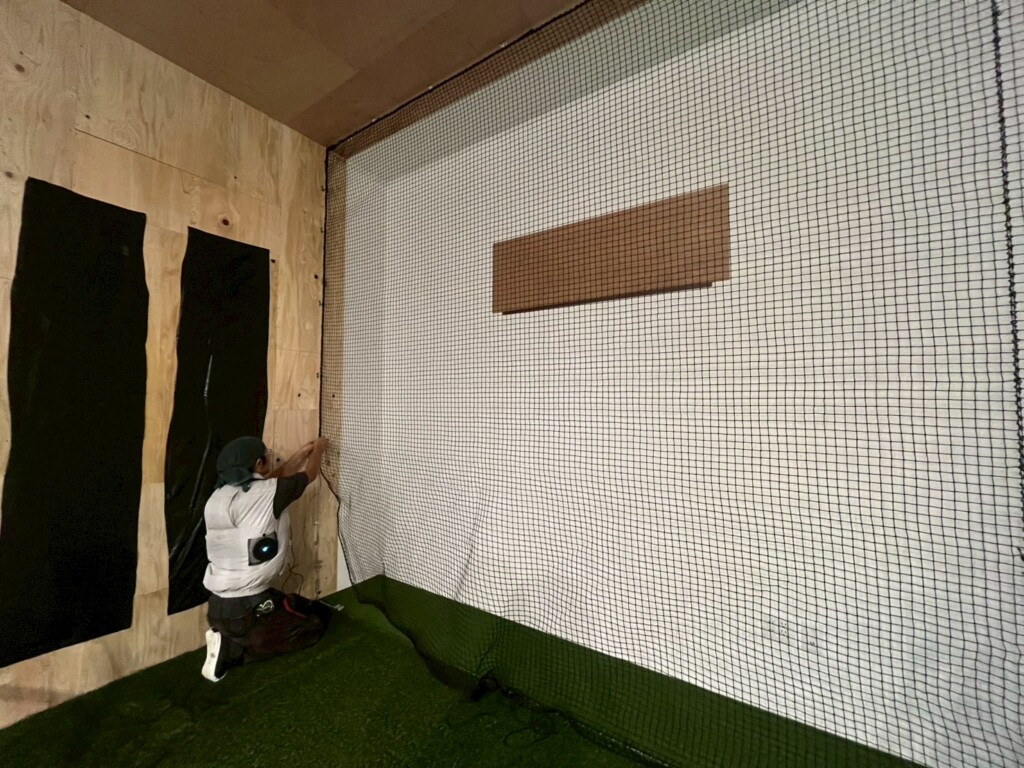 シミュレーションゴルフ区画設置工事