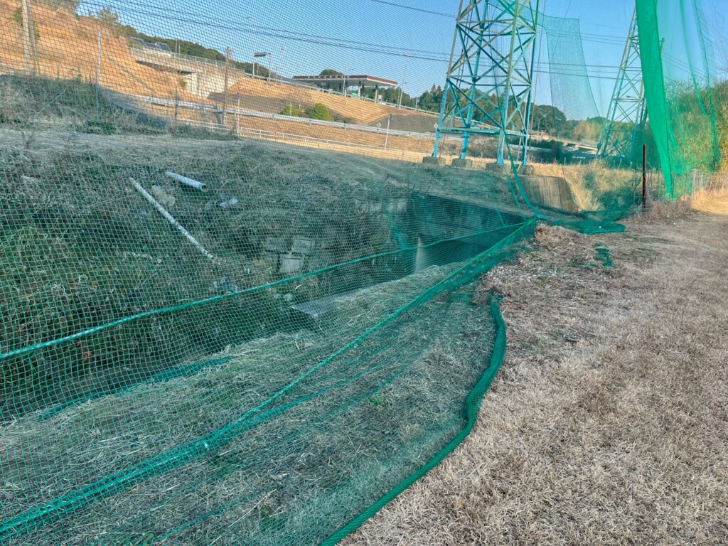 下ワイヤー設置工事