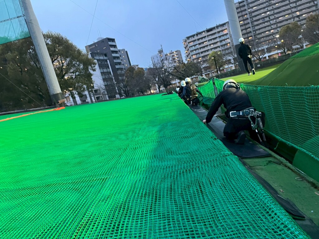 ネット張替工事