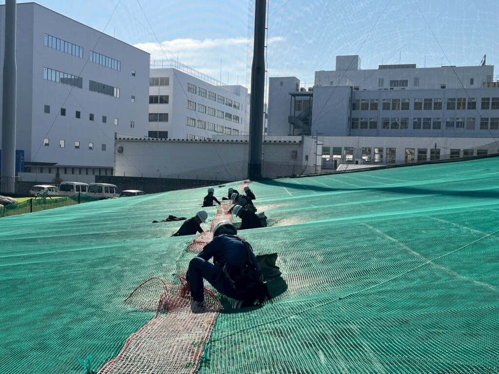 ネット張替工事