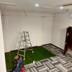 インドアゴルフネット増設工事